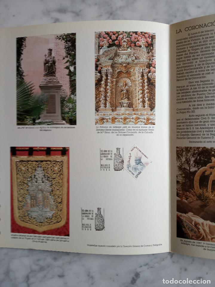 Sellos: 4 documentos filatelicos,malaga - Foto 2