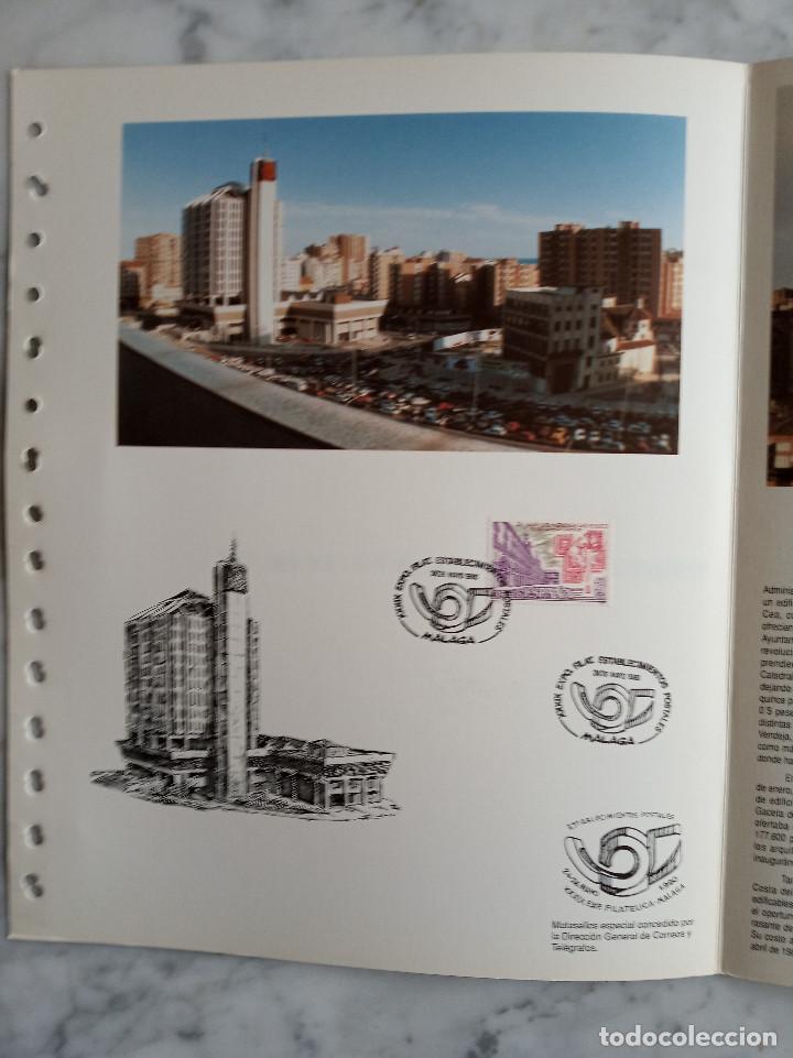 Sellos: 4 documentos filatelicos,malaga - Foto 4