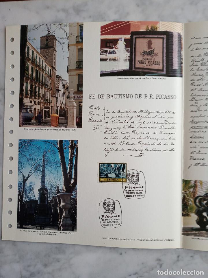 Sellos: 4 documentos filatelicos,malaga - Foto 6