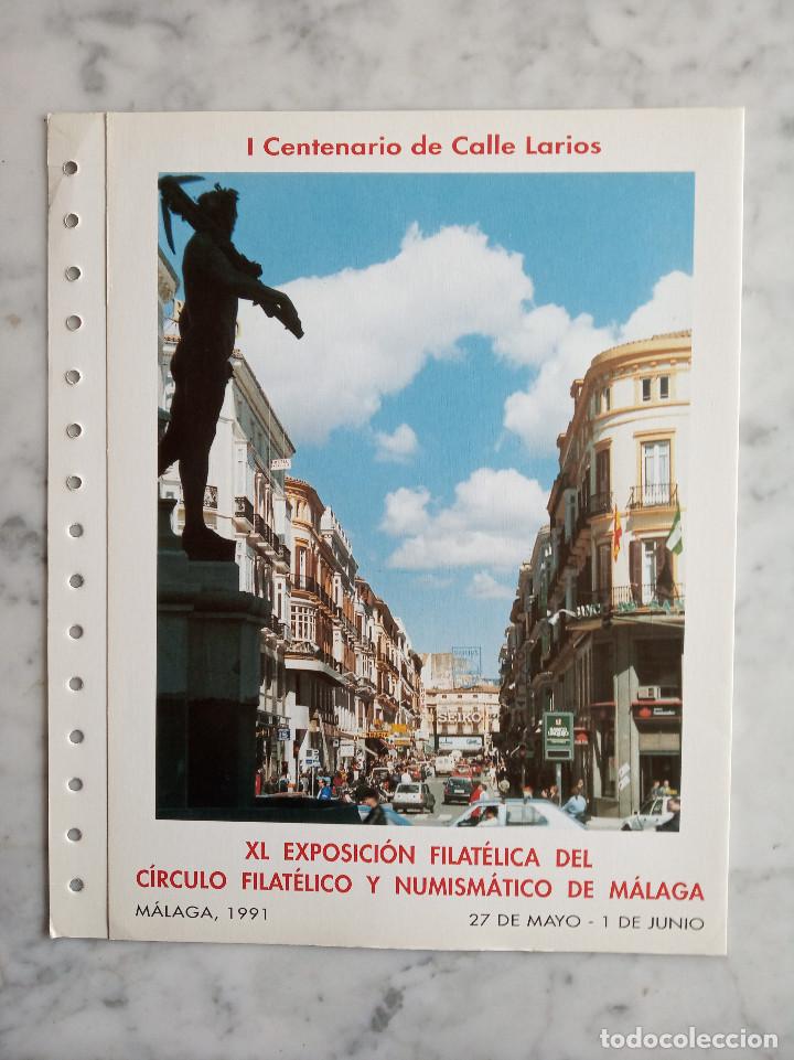 Sellos: 5 documentos filatelicos,malaga - Foto 3