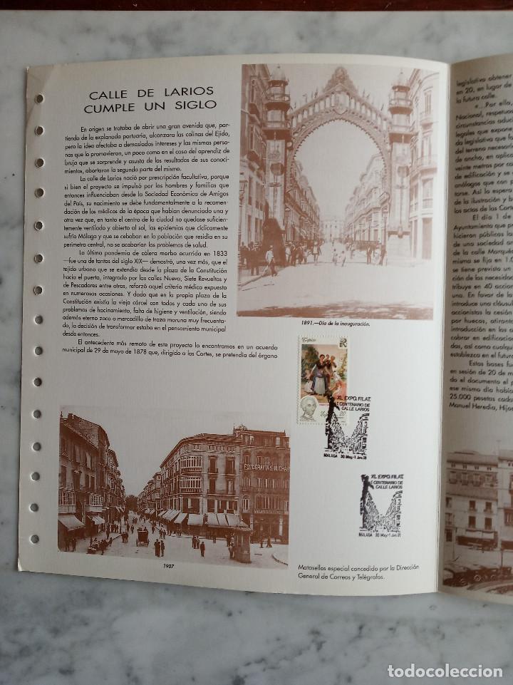 Sellos: 5 documentos filatelicos,malaga - Foto 4