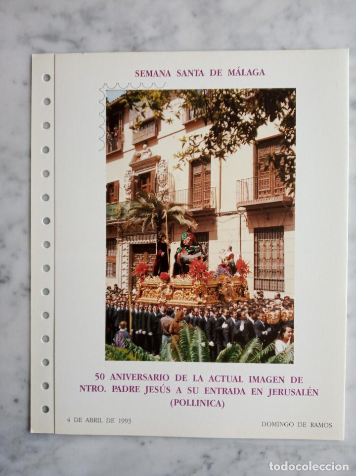 Sellos: 5 documentos filatelicos,malaga - Foto 5