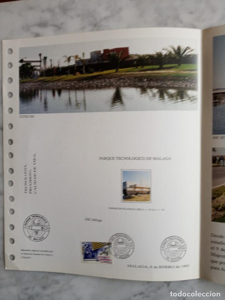 Sellos: 5 documentos filatelicos,malaga - Foto 8
