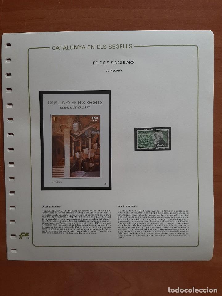Sellos: HISTORIA POSTAL DE CATALUNYA :EDIFICIS SINGULARS - LA PEDRERA - Foto 1