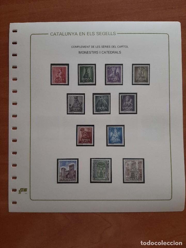 Sellos: HISTORIA POSTAL DE CATALUNYA :COMPLEMENT DE LES S&Eacute;RIES DEL CAP&Iacute;TOL MONESTIRS I CATEDRALS - Foto 1