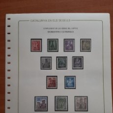 Sellos: HISTORIA POSTAL DE CATALUNYA :COMPLEMENT DE LES SÉRIES DEL CAPÍTOL MONESTIRS I CATEDRALS. Lote 267255994