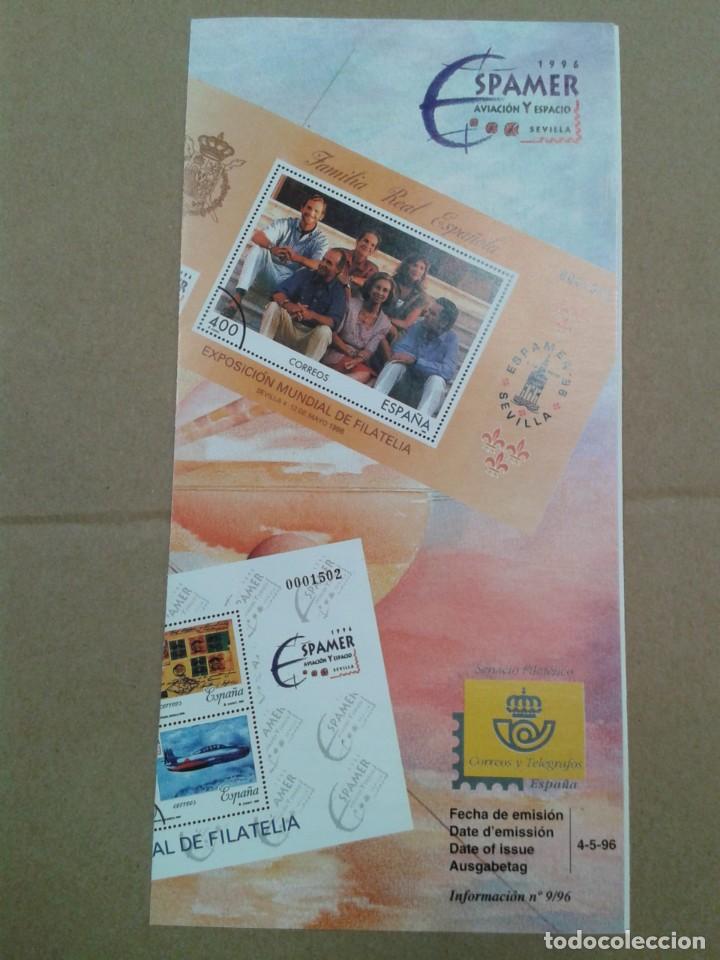 Sellos: TRIPTICO ESPAMER 1996 - Foto 1