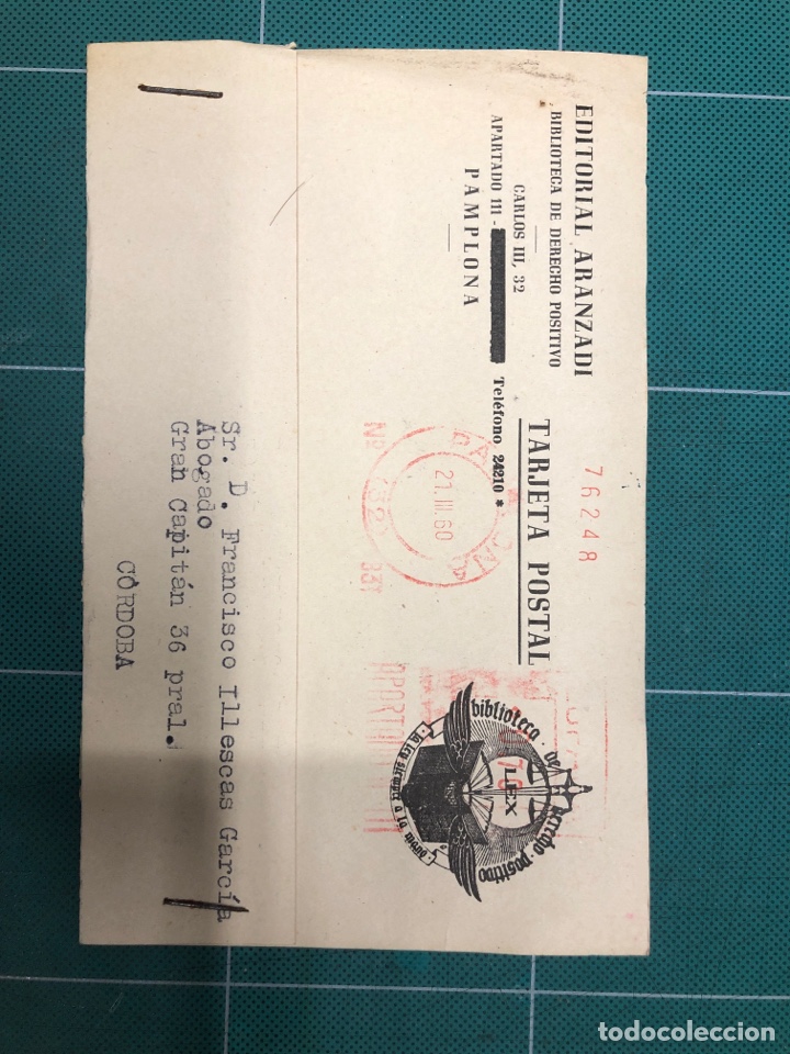 Sellos: Tarjeta postal 1960 - Foto 1