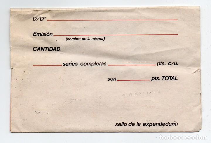 Sellos: SOBRE DE EXPENDEDURIA FILATELICA - TABACALERA - Foto 2