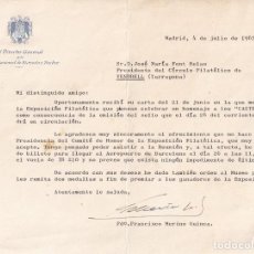 Sellos: HOMENAJE CASTELLERS 1967: EL DIRECTOR GENERAL DE LA FÁBRICA NACIONAL DE MONEDAS Y TIMBRE - ASISTEN... Lote 339740198