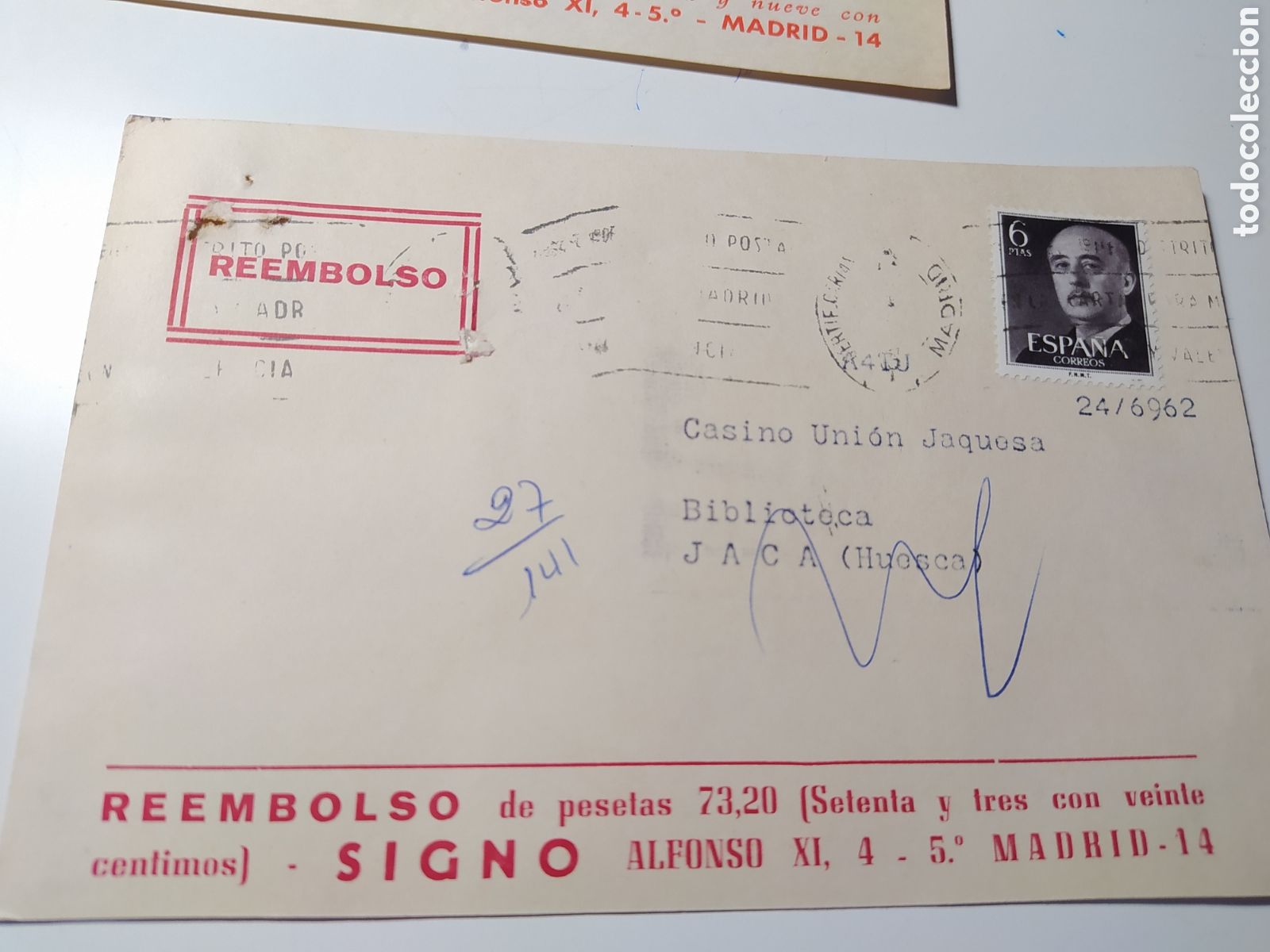 Sellos: Reembolso signo Franco - Foto 1