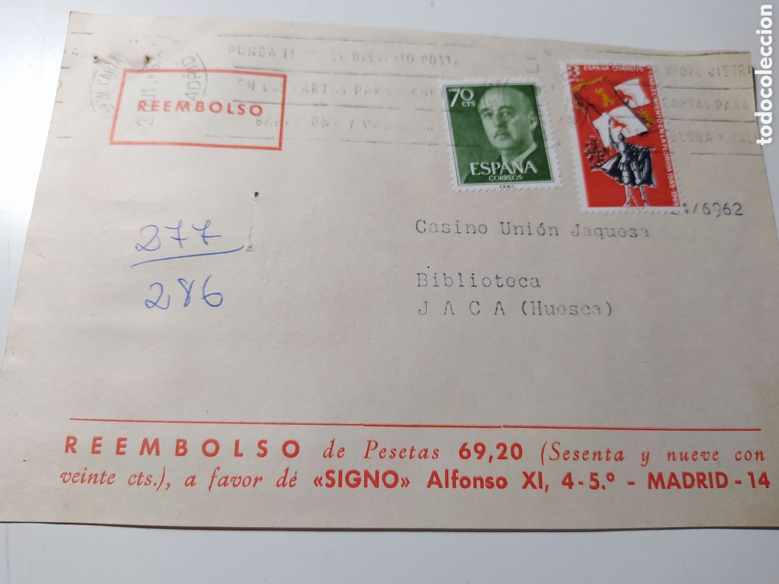 Sellos: Reembolso signo dos - Foto 1