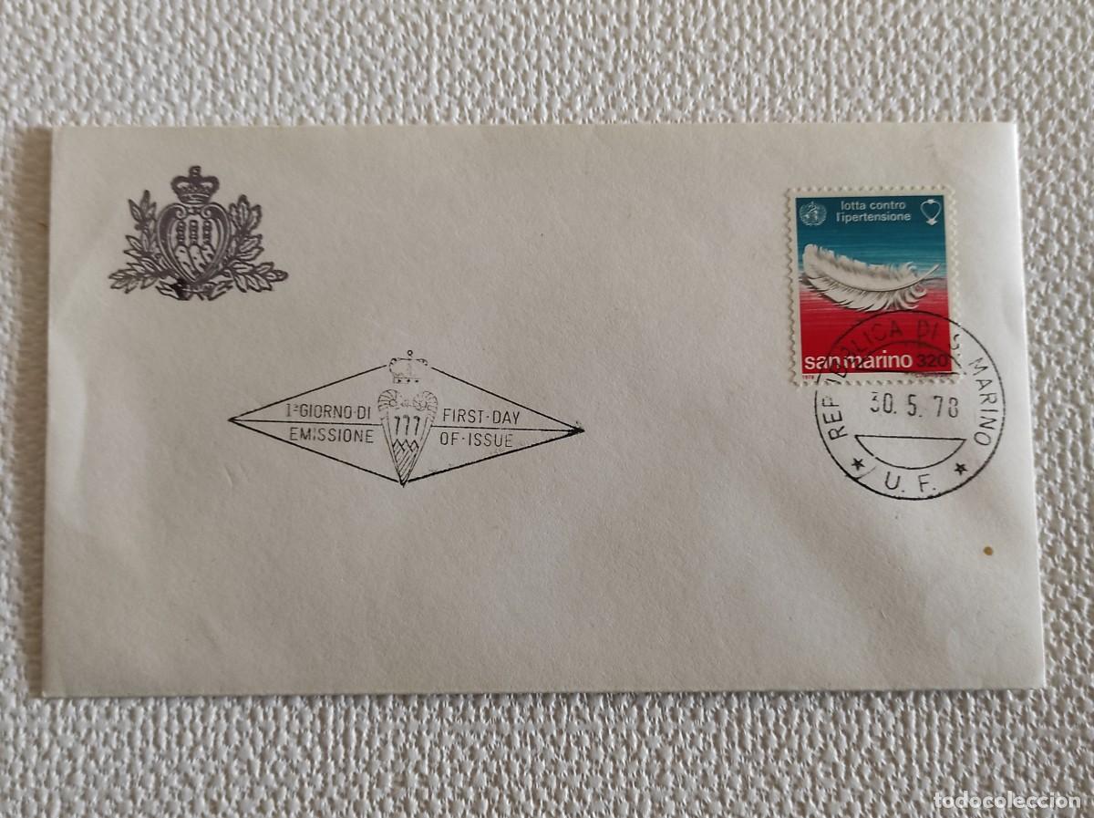 Sellos: Sobre primer d&iacute;a de San Marino - Foto 1