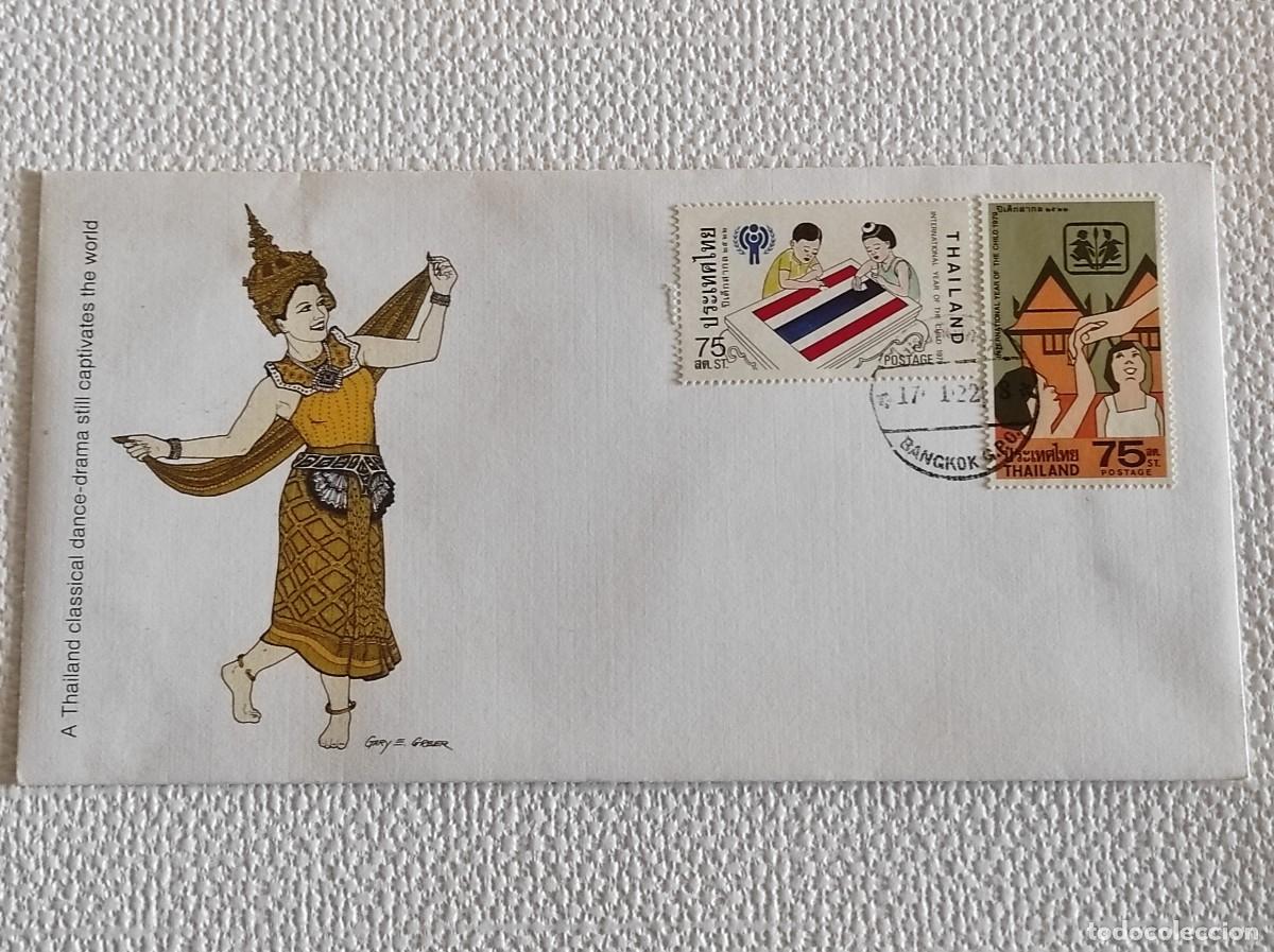 Sellos: Sobre primer d&iacute;a de Thailand - Foto 1