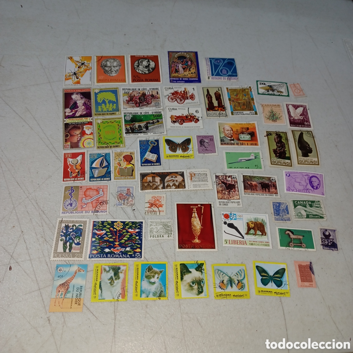 Sellos: Lote sellos usados variados A - Foto 1