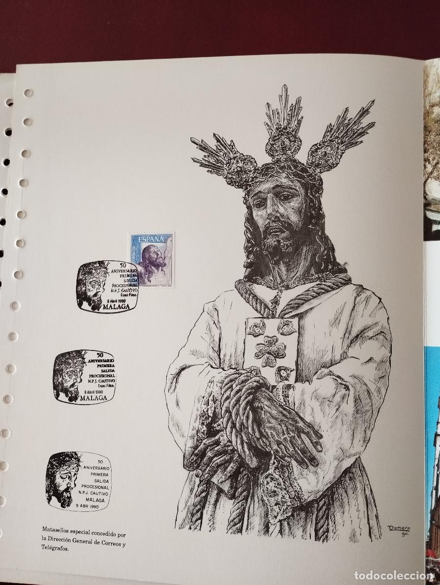 Sellos: 5 documentos filatelicos SAMANA SANTA DE MALAGA - Foto 6