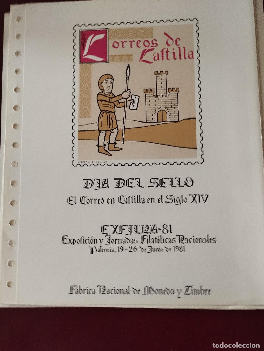 Sellos: 5 documentos filatelicos DIA DEL SELLO - Foto 1