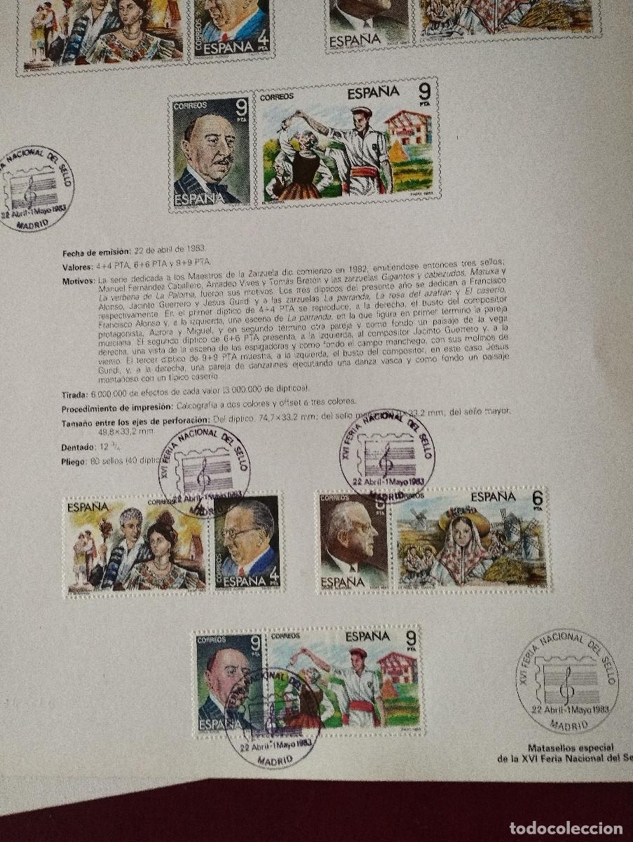 Sellos: 5 documentos filatelicos DIA DEL SELLO - Foto 8