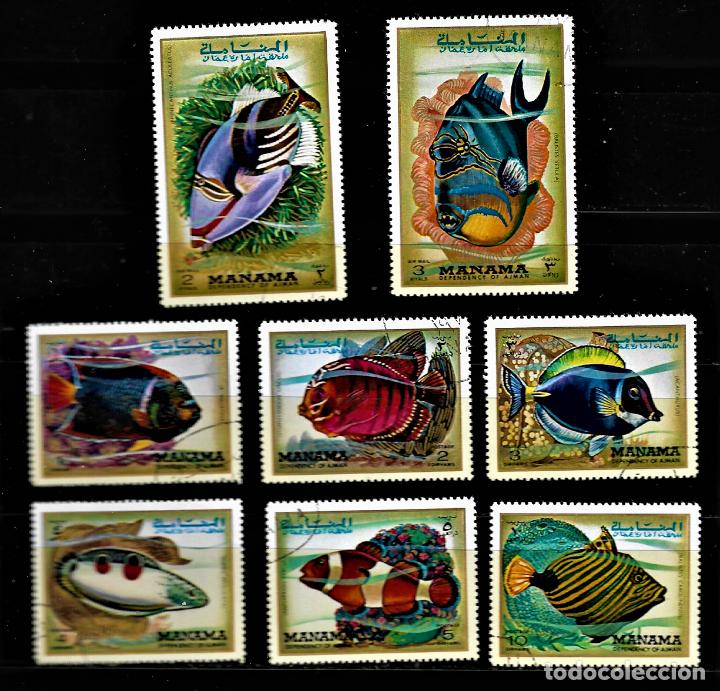 Sellos: SELLOS MANAMA - FAUNA - PECES - Foto 1