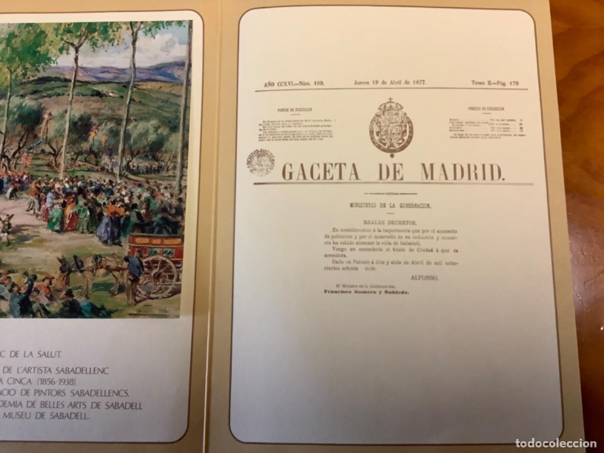 Sellos: CENTENARI SABADELL CIUTAT TRIPTICO - Foto 3