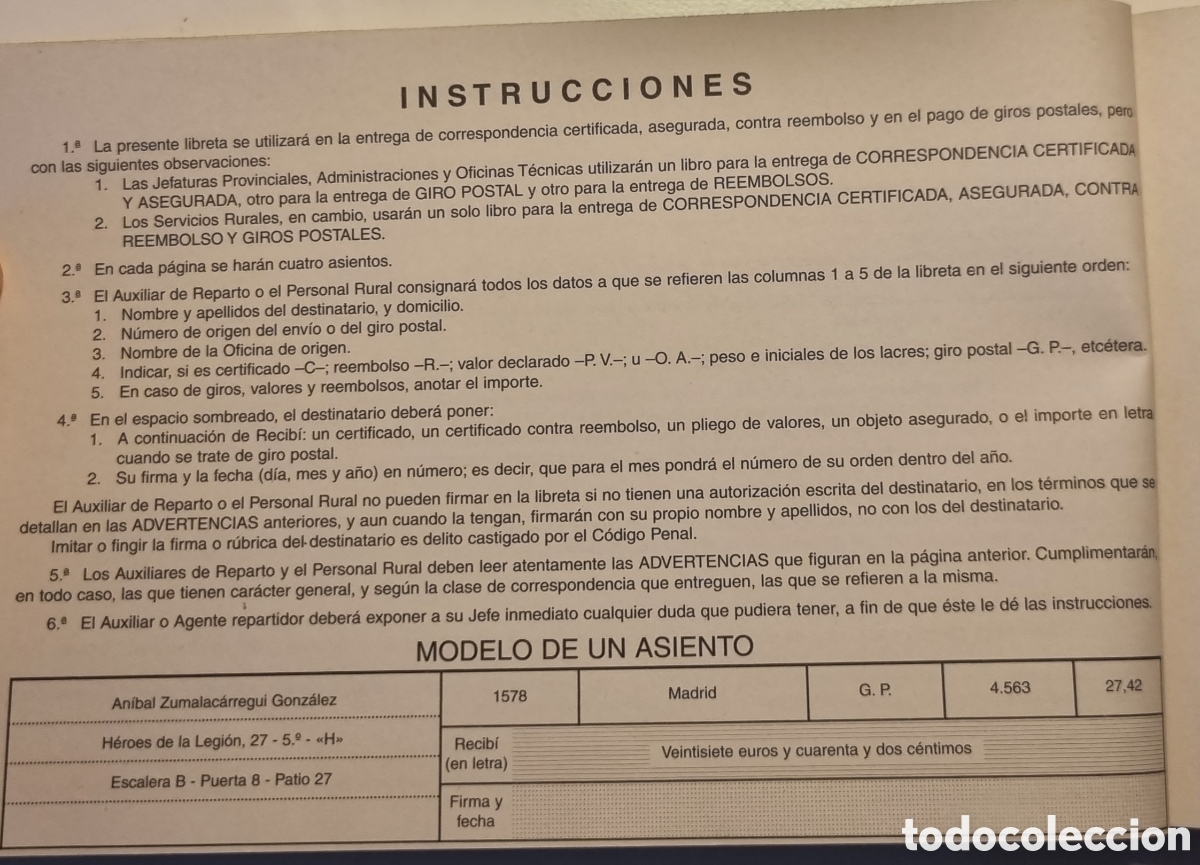 Sellos: Correos Libro de Entrega 2002 - Foto 3