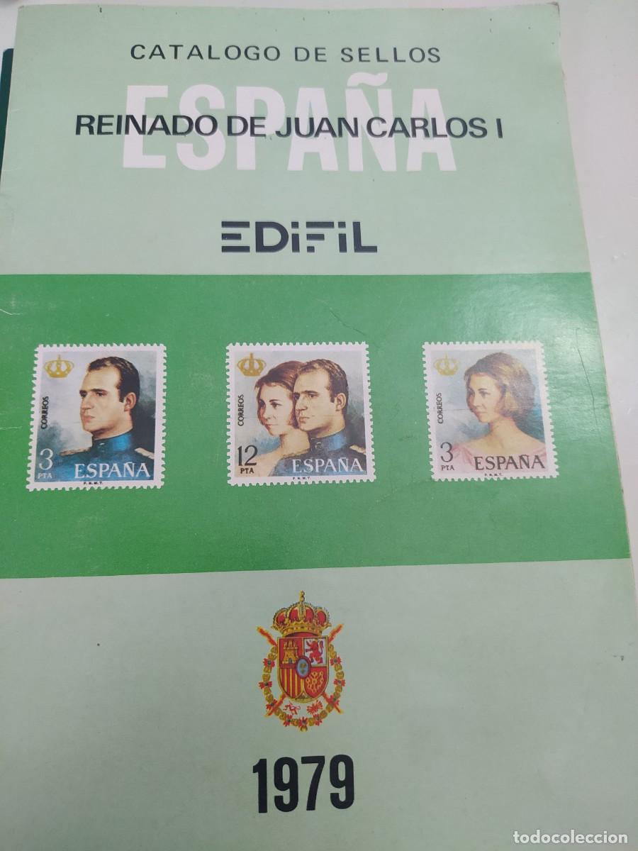 Sellos: TRES CAT&Aacute;LOGOS FILAT&Eacute;LICOS 1978, 1979 - Foto 3