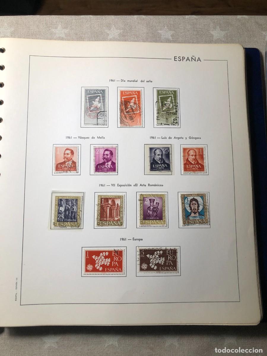 Sellos: Hojas Edifil de 1961 con sellos - Foto 2