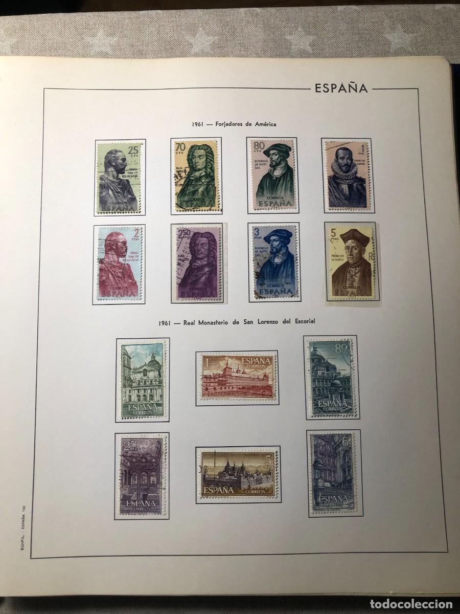 Sellos: Hojas Edifil de 1961 con sellos - Foto 4