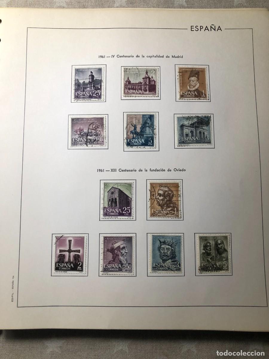 Sellos: Hojas Edifil de 1961 con sellos - Foto 5