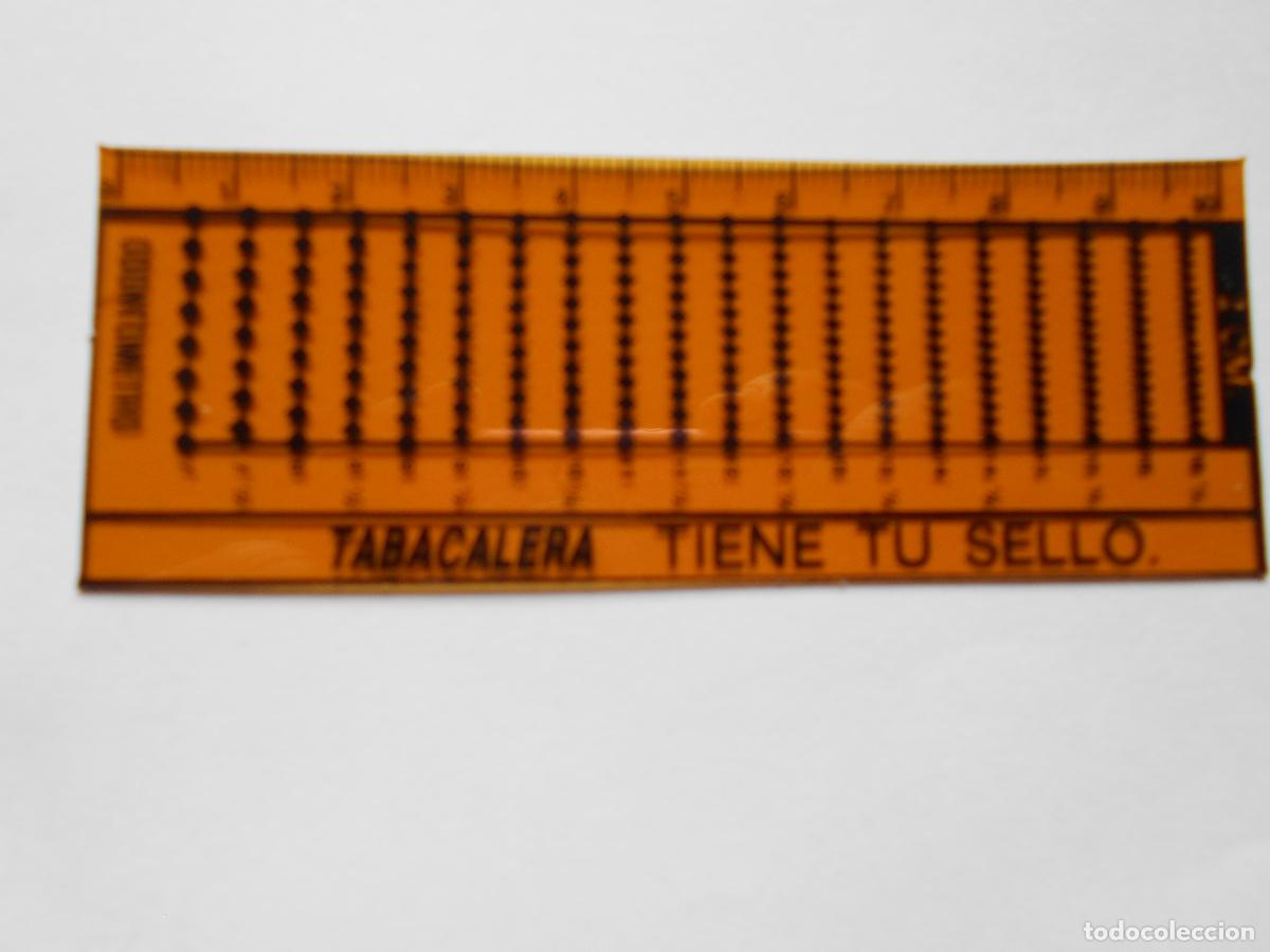 Sellos: ODONTOMETRO DE CELULOIDE DE TABACALERA ANTIGUO - Foto 1