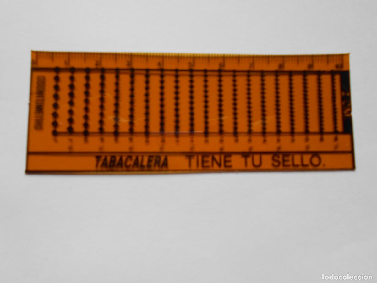 Sellos: ODONTOMETRO DE CELULOIDE DE TABACALERA ANTIGUO - Foto 1