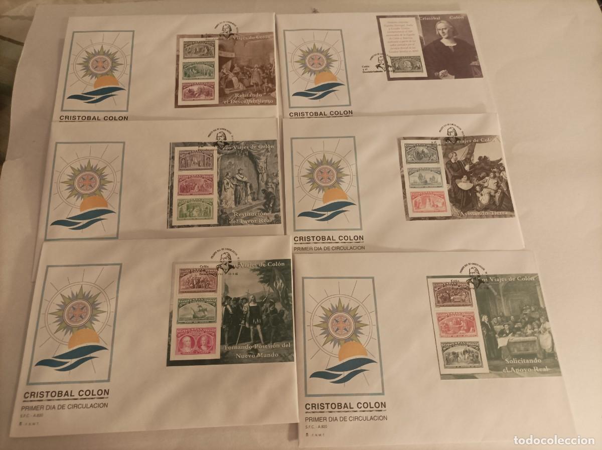 Sellos: Sobres de sellos. Crist&oacute;bal Colon - Foto 1