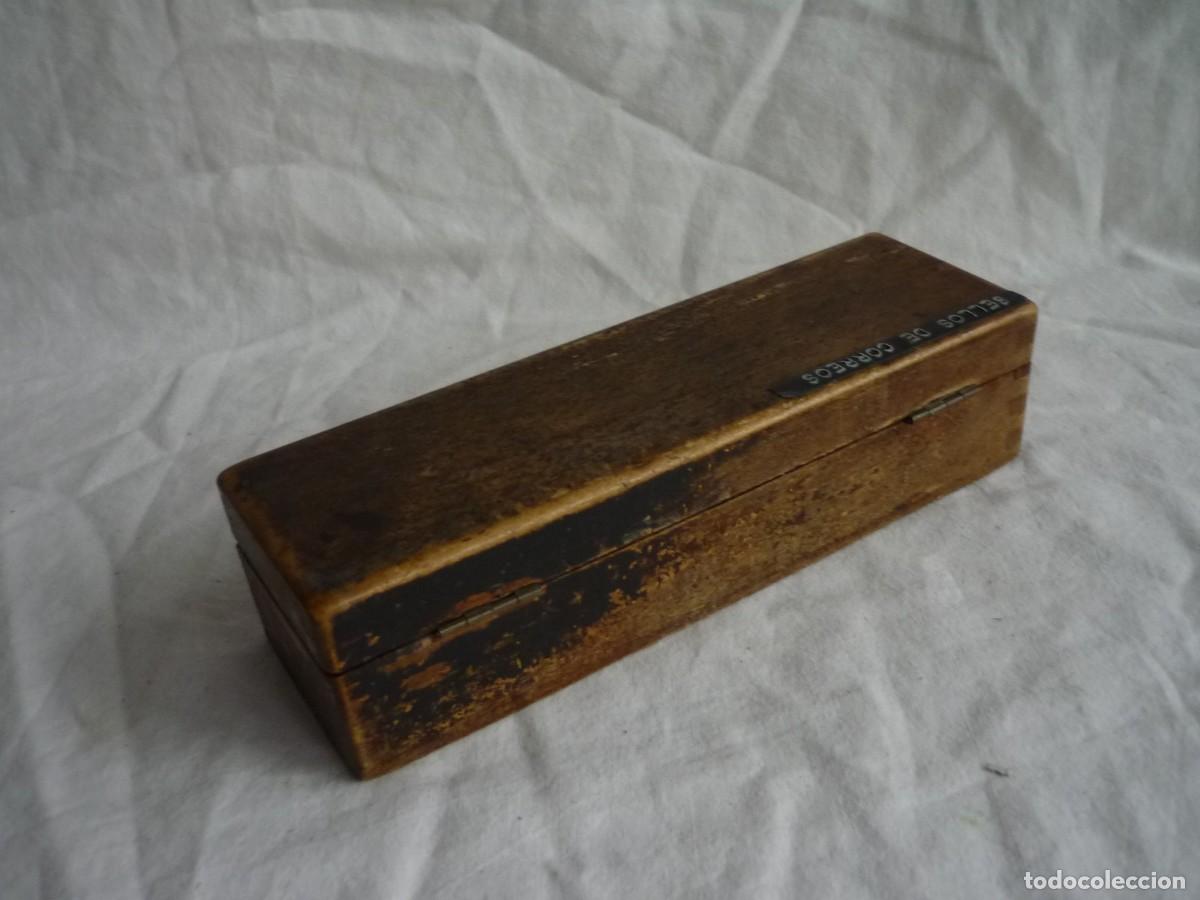 Sellos: Caja de madera para sellos de correos - Foto 6