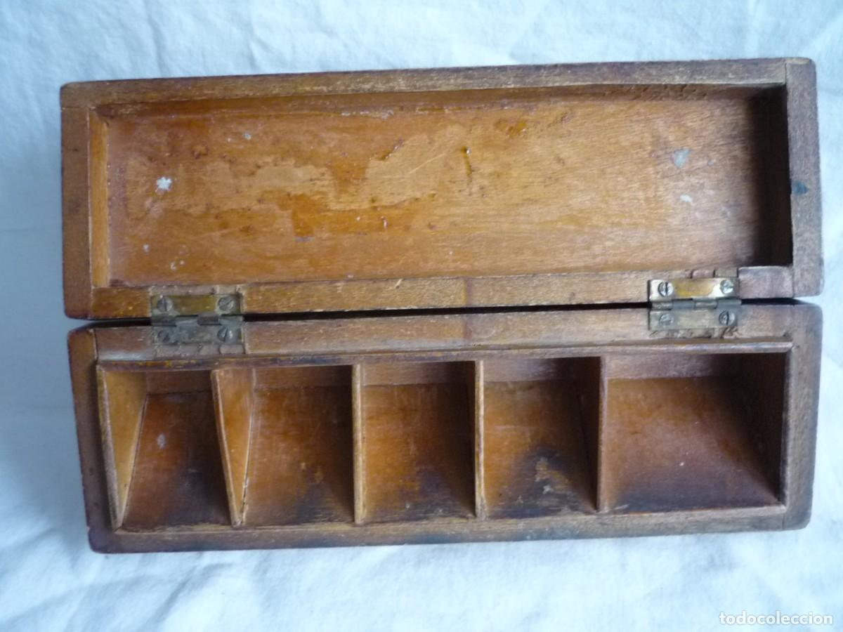 Sellos: Caja de madera para sellos de correos - Foto 3