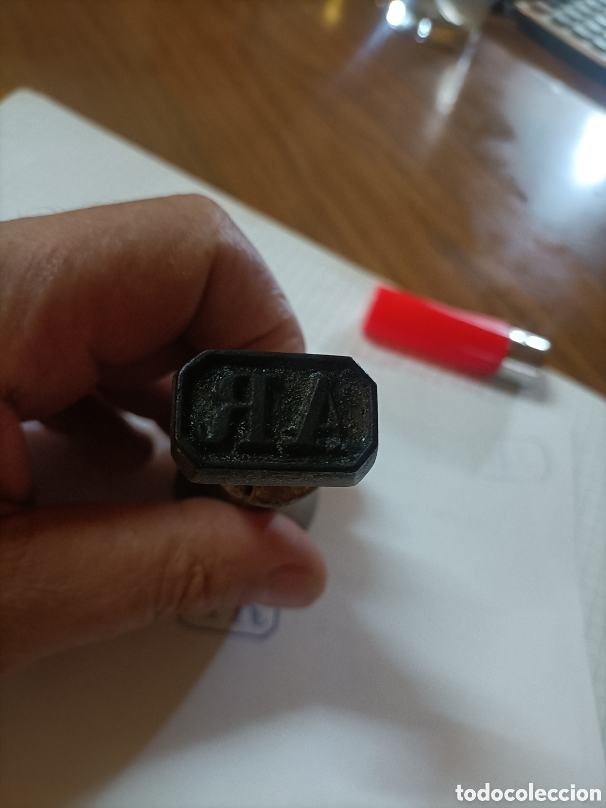 Sellos: Tamp&oacute;n acuse de recibo hierro fundido - Foto 2