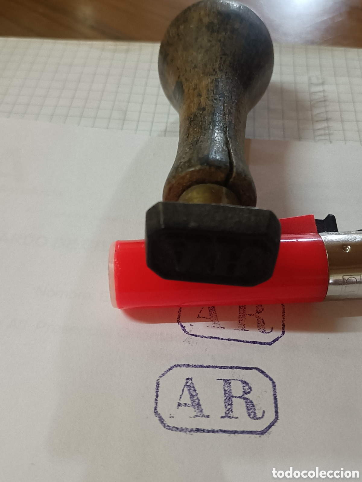 Sellos: Tamp&oacute;n acuse de recibo hierro fundido - Foto 1