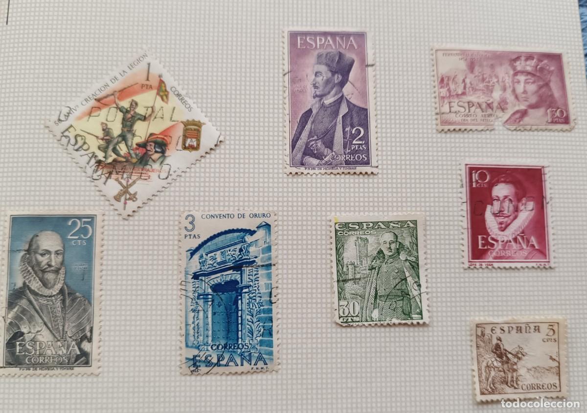 Sellos: 8 sellos Espa&ntilde;a varios - Foto 1