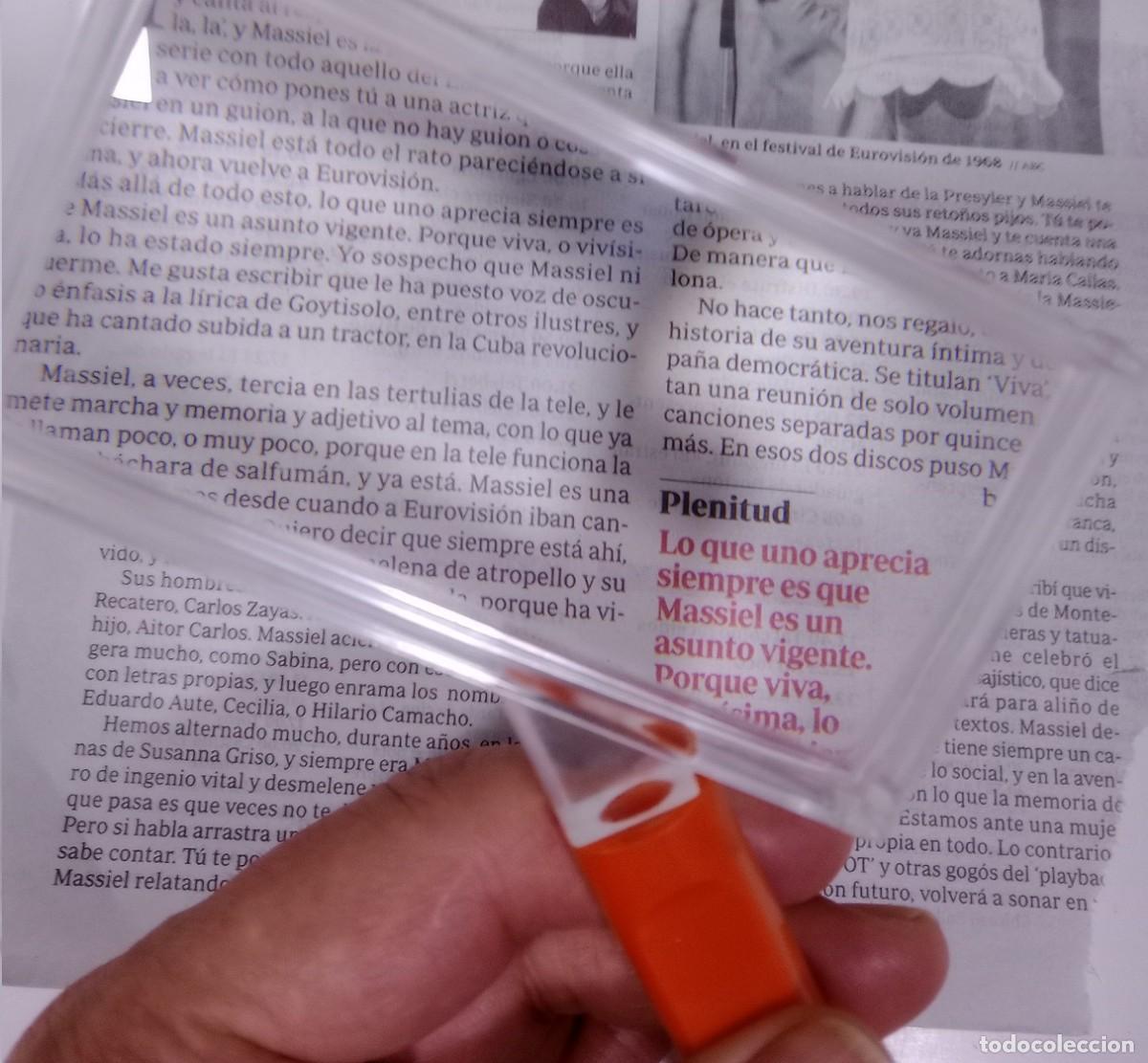 Sellos: Lupa de mano rectangular, modelismo, lectura, filatelia, numismatica - Foto 2