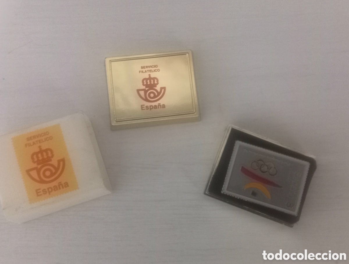 Sellos: PIN (CON CAJA) SERVICIO FILAT&Eacute;LICO - Foto 2