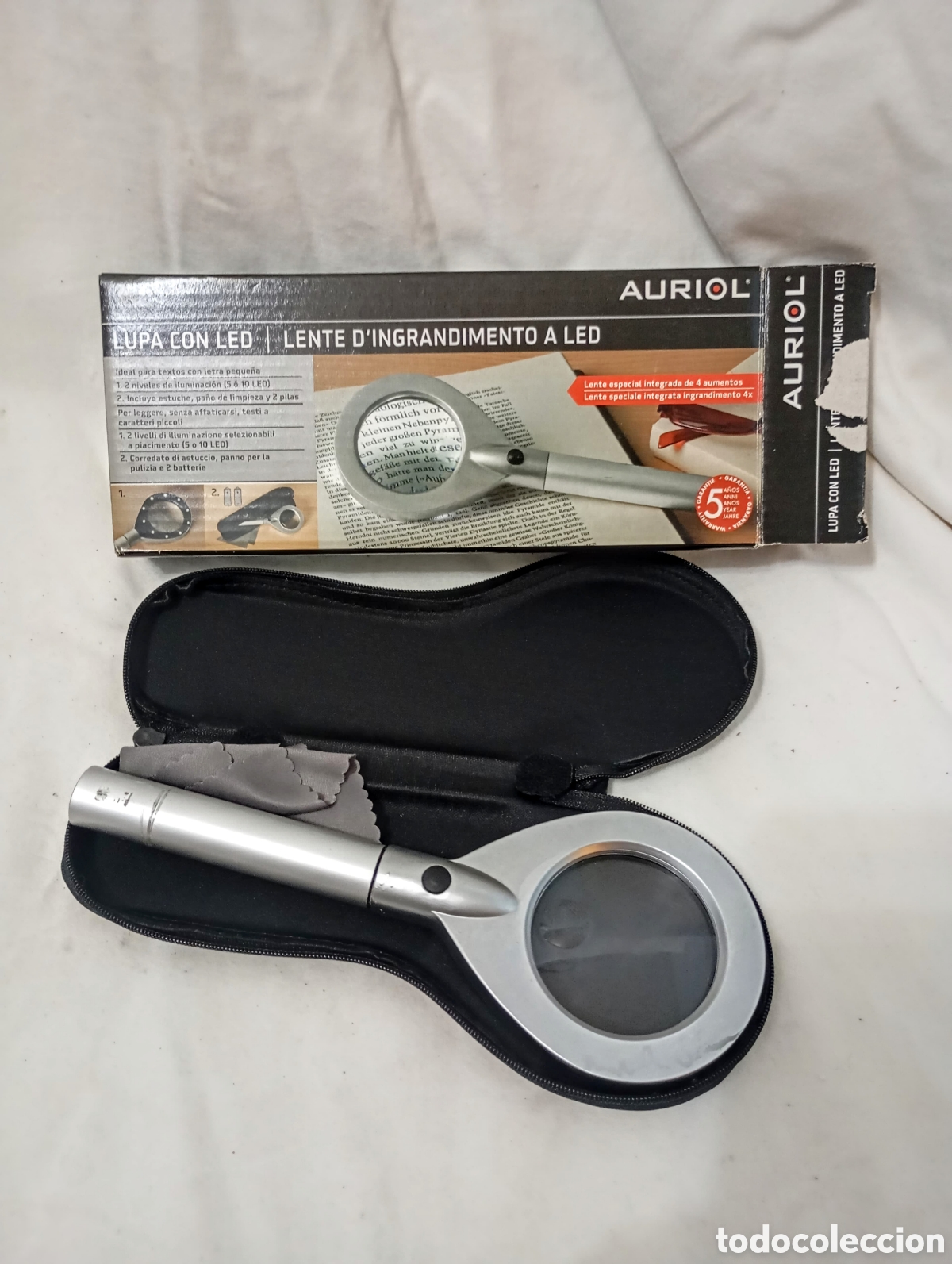 Sellos: LUPA LUZ 10 LED - AUMENTO X4 - Foto 2