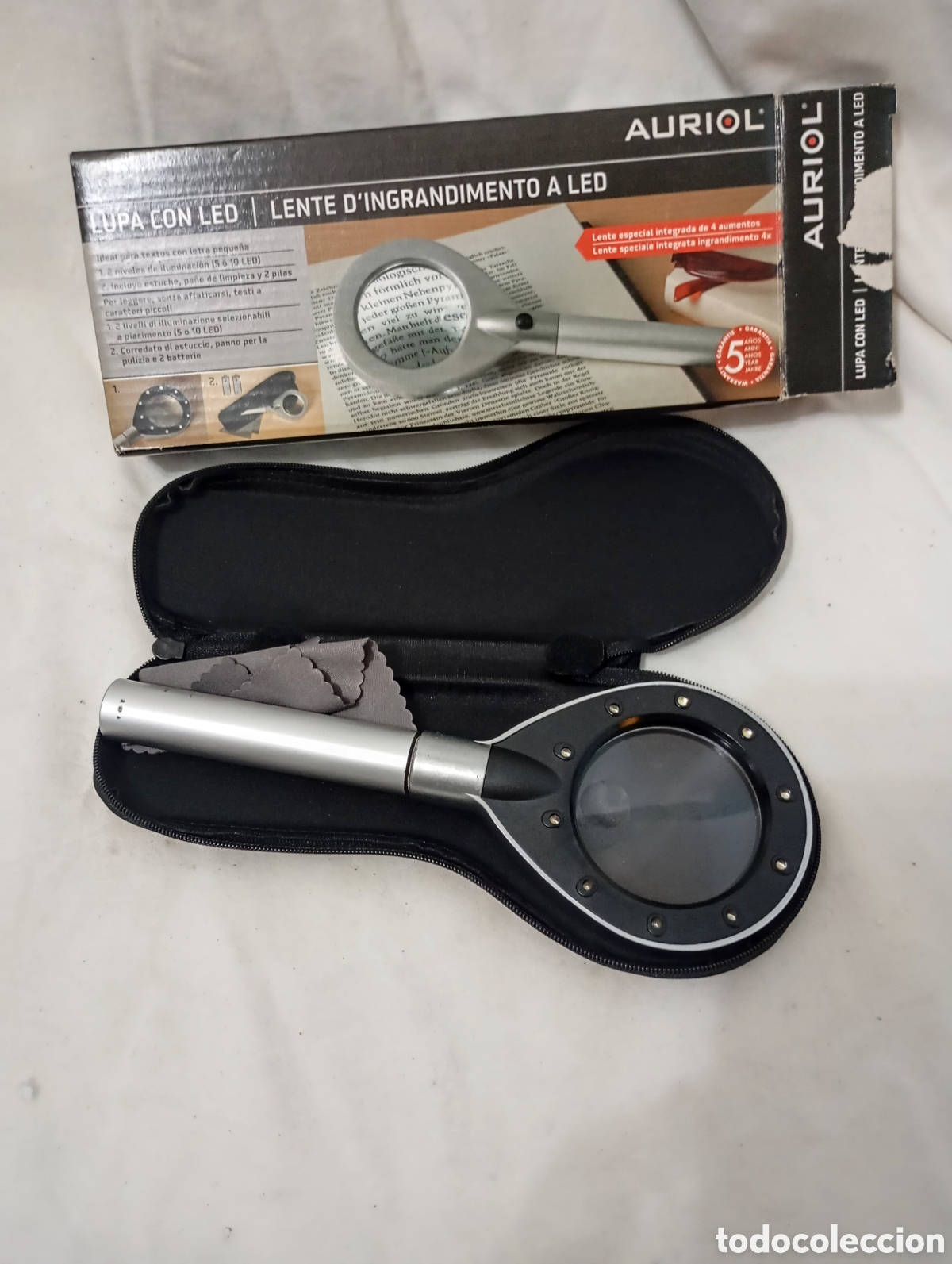 Sellos: LUPA LUZ 10 LED - AUMENTO X4 - Foto 1
