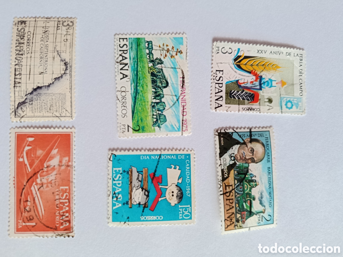 Sellos: Lote 20 sellos usados Espa&ntilde;a - Foto 3