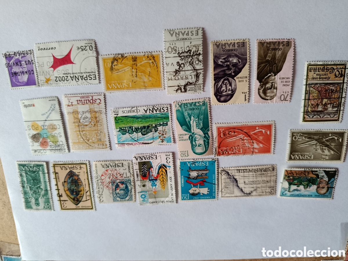 Sellos: Lote 20 sellos usados Espa&ntilde;a - Foto 1
