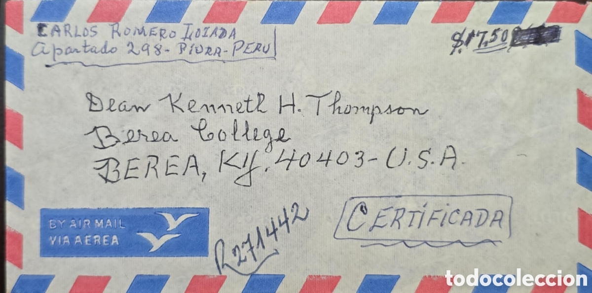 Sellos: CA)Peru 1973. It is confirmed by the violet postmark that clearly indicates &rdquo;JUN 1973.&rdquo;. - Foto 1