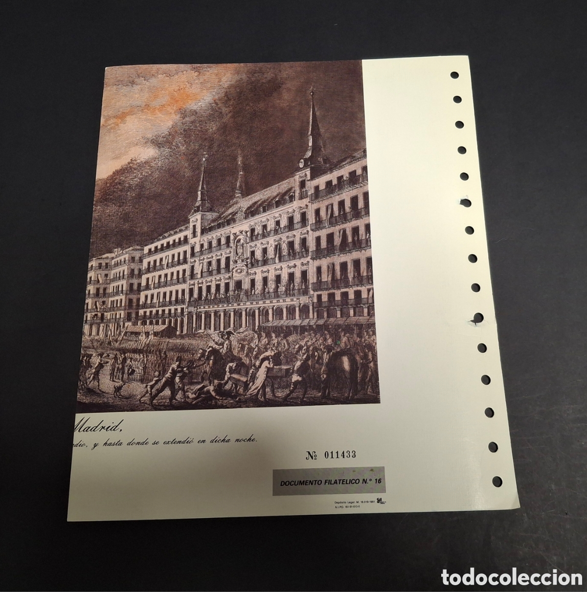 Sellos: DOCUMENTO FILAT&Eacute;LICO N&deg; 16, 1991 - Foto 1
