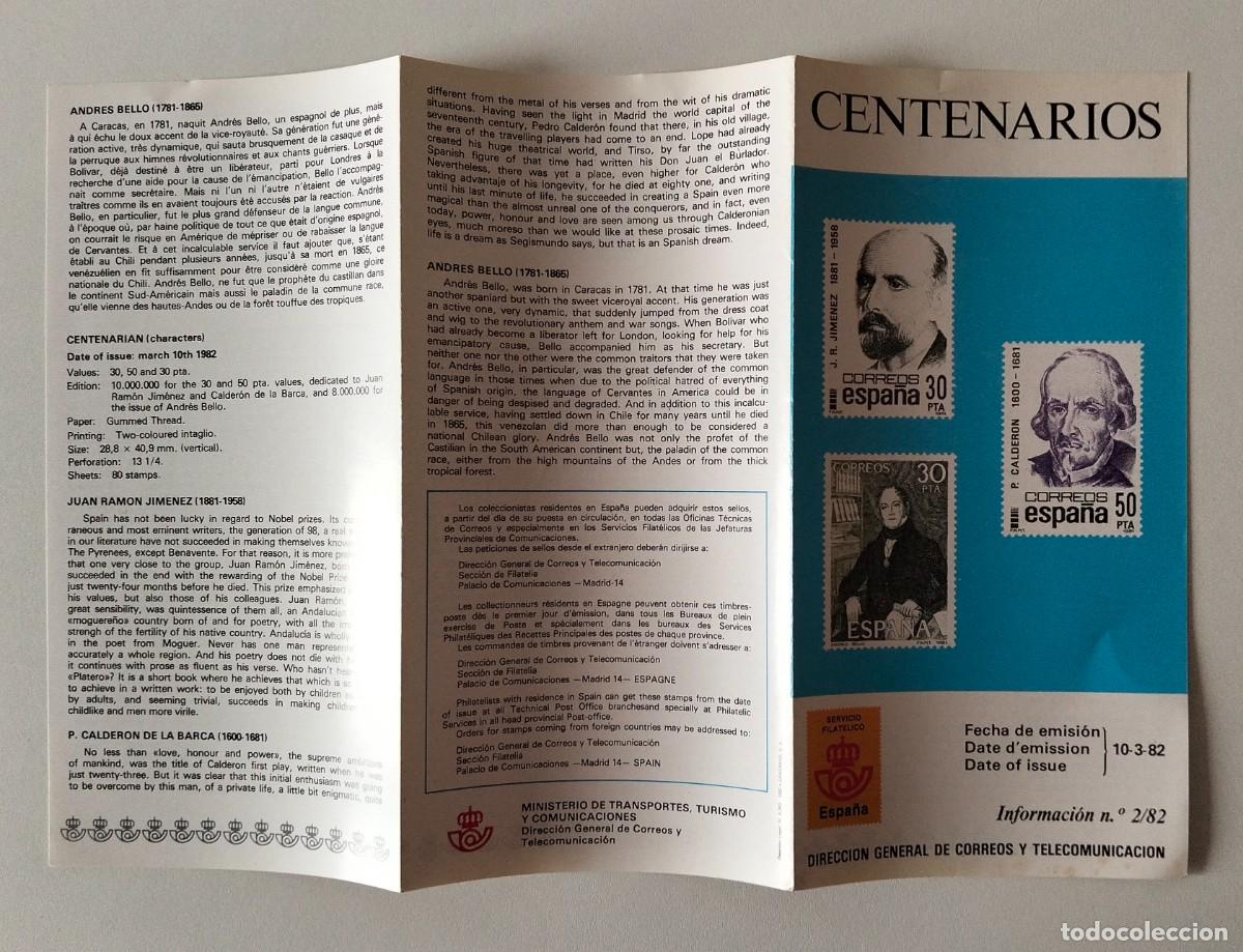 Sellos: SELL5 PROSPECTO FECHA DE EMISION CENTENARIOS - Foto 1