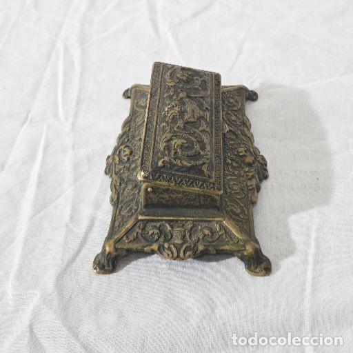 Sellos: Antigua caja para sellos en bronce - Foto 11