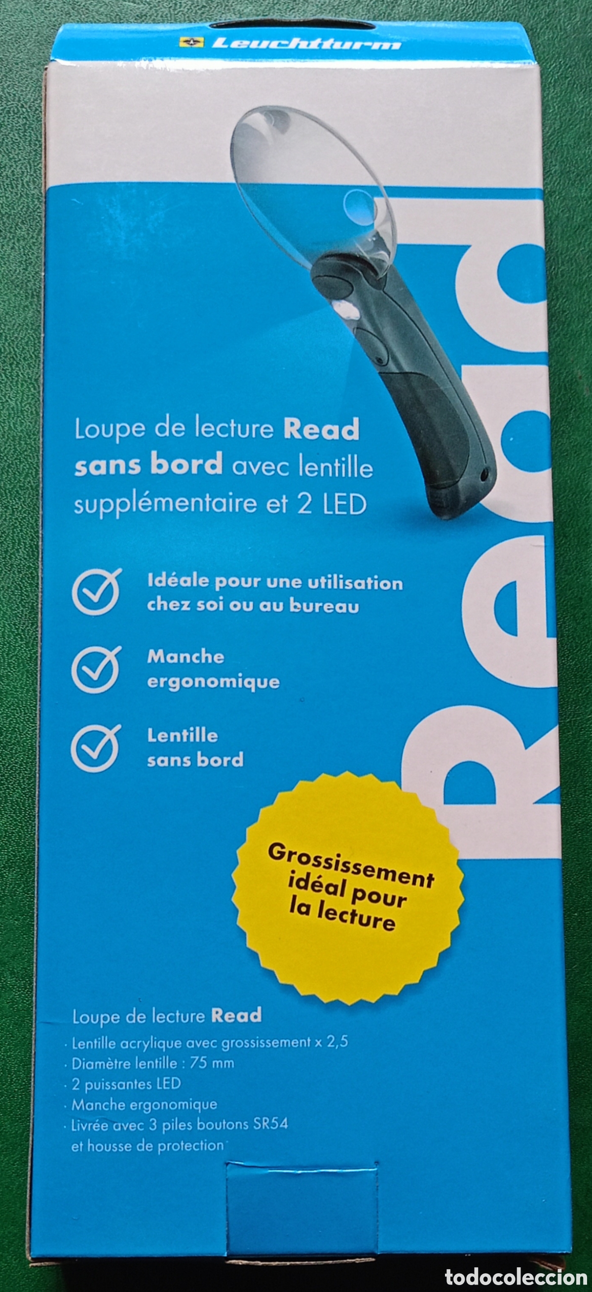 Sellos: Leuchtturm - Lupa de lectura con luz led - Foto 1