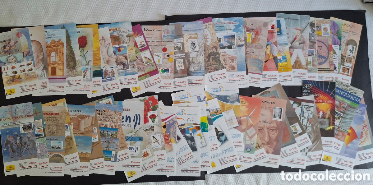 Sellos: SELLOS 2006. TODAS LOS FOLLETOS INFORMATIVOS