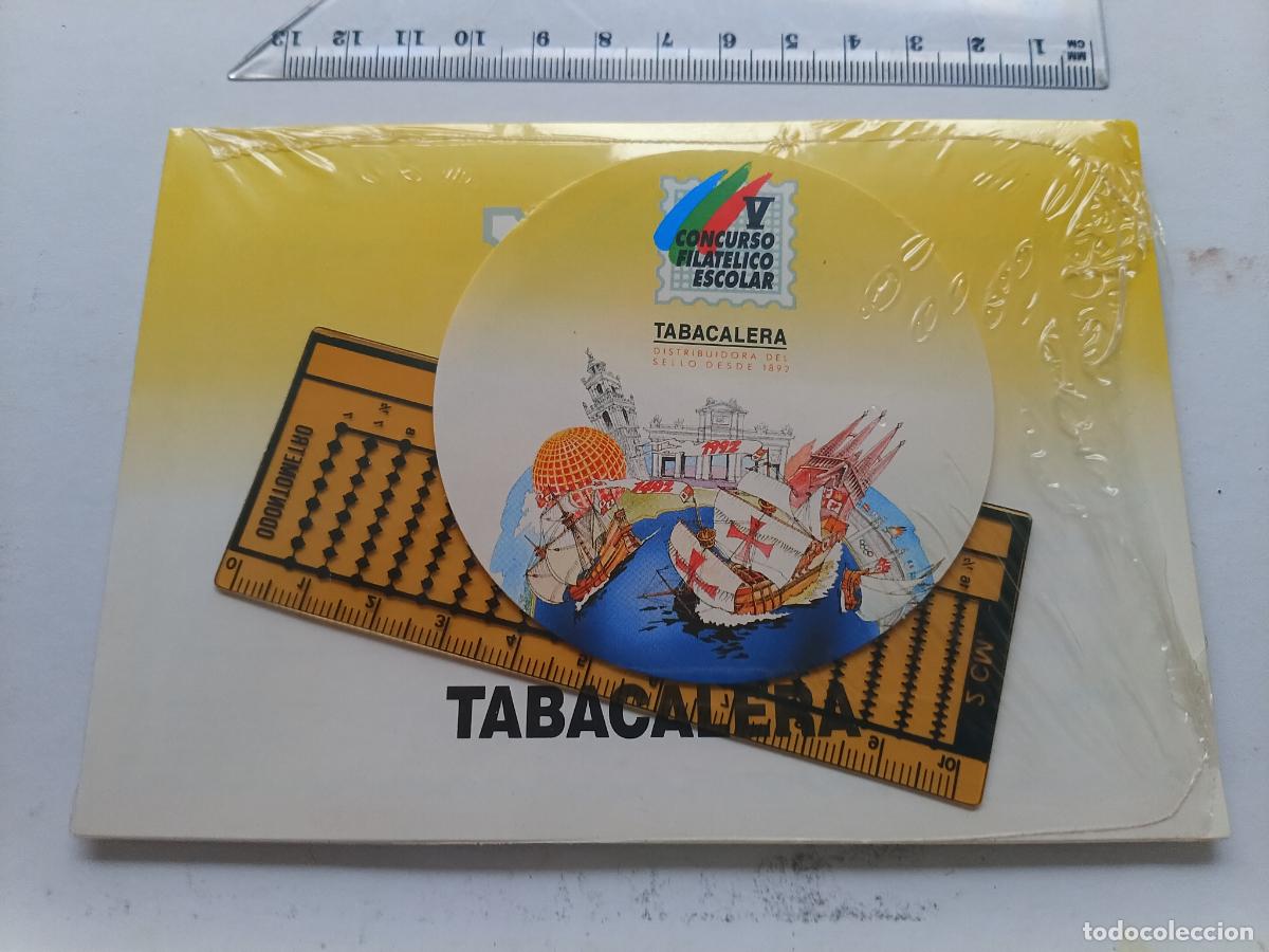 Sellos: Tabacalera. Pack precintado V Concurso filat&eacute;lico escolar